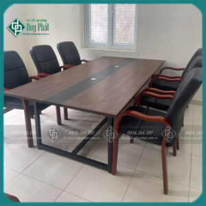 Thanh lý bàn họp chân sắt 3 mảnh 1m2x2m4 mới 100%