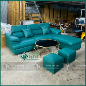 Alternative view of Thanh lý sofa văng Gật bọc da mới 100% (SFG-10)