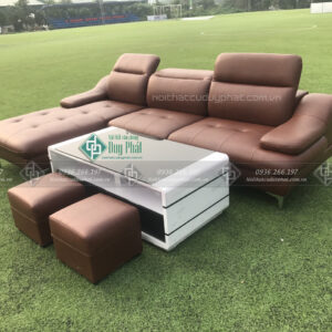 Sofa góc bọc da hàn quốc mới 100% (SFHQ8000) kt 1m6x2m6 giá 7500k không bàn